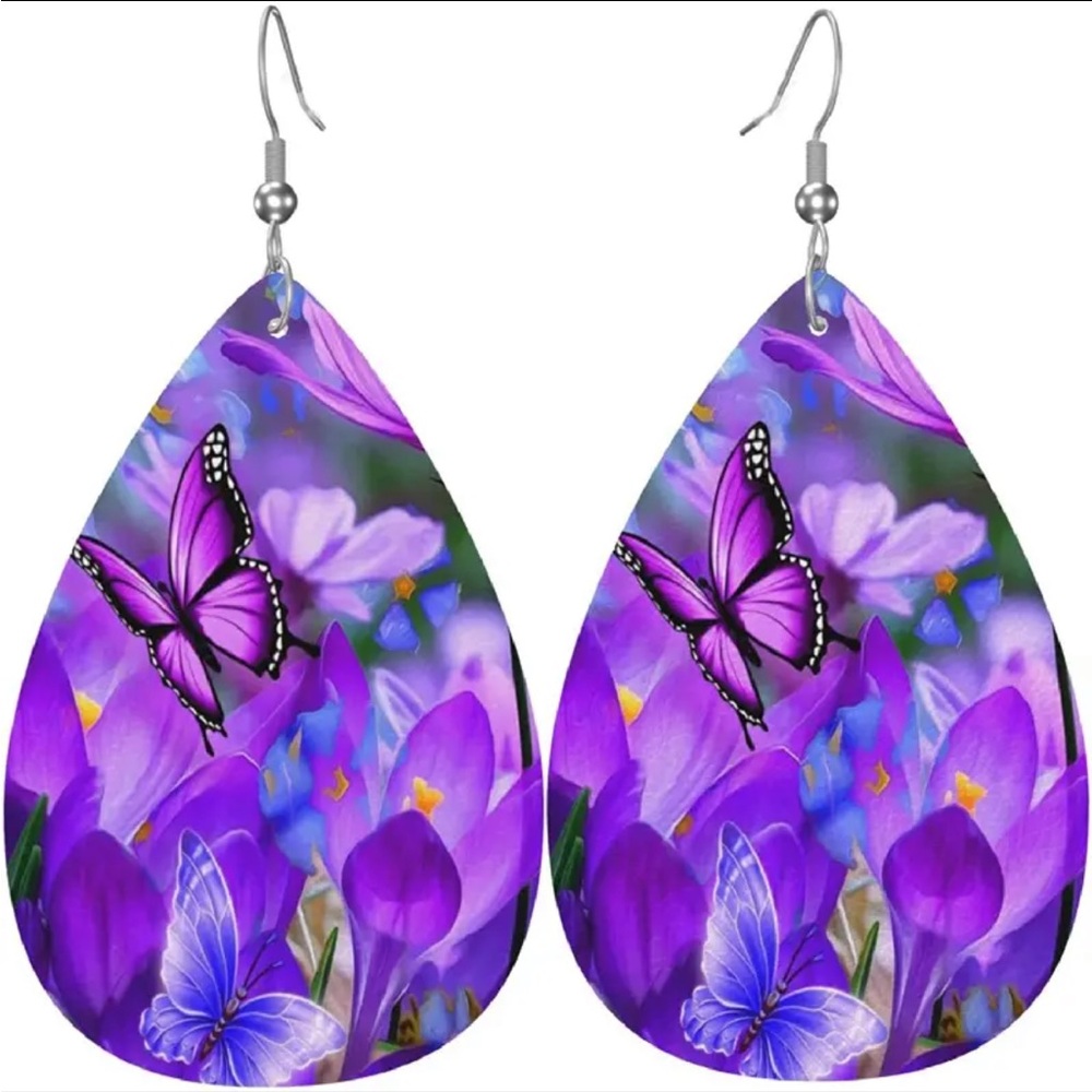 Butterfly Earrings, New
